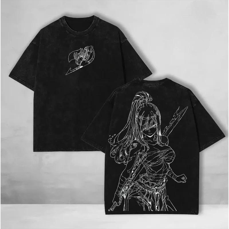 Japanese hot Anime Fairy Tail Erza Scarlet Washed T-shirt personality Clothes Oversized Unisex Year round Couples high quality S разноцветный
Japanese hot Anime Fairy Tail Erza Scarlet Washed T-shirt personality Clothes Oversized Unisex Year round Couples high quality S разноцветный