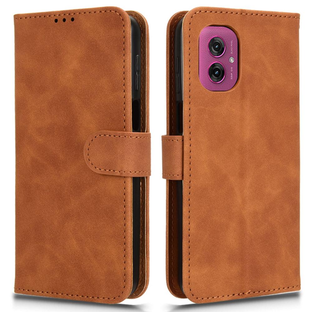 For Motorola Moto G55 5G Leather Case Skin-Feel Anti-Drop Wallet Flip Phone Cover Brown
For Motorola Moto G55 5G Leather Case Skin-Feel Anti-Drop Wallet Flip Phone Cover Brown