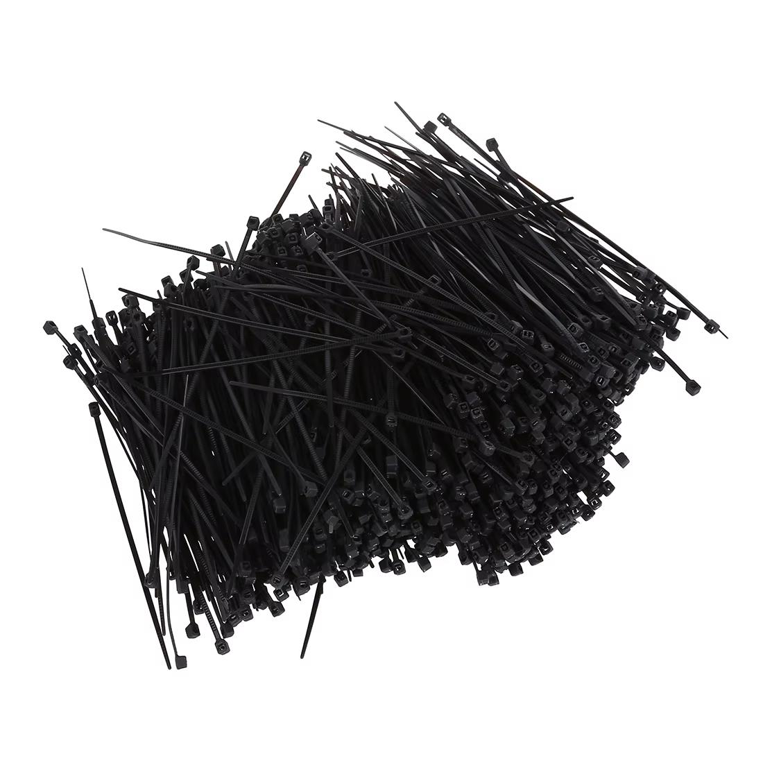 1000 Pcs Black nylon Cable Zip Tie Fasten Wrap 95mm x 2mm
1000 Pcs Black nylon Cable Zip Tie Fasten Wrap 95mm x 2mm