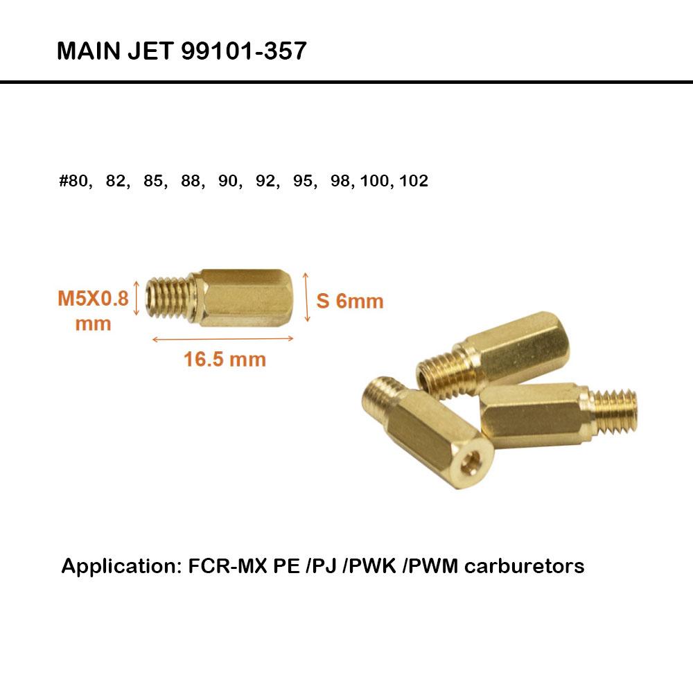 Motorcycle Carburetor Main Jet Kit Set / Pilot Jet For KEIHIN FCR-MX PWK PWM PJ PE CVK FCR 99101-357 Carburador Gicleur MJ80-102
Motorcycle Carburetor Main Jet Kit Set / Pilot Jet For KEIHIN FCR-MX PWK PWM PJ PE CVK FCR 99101-357 Carburador Gicleur MJ80-102