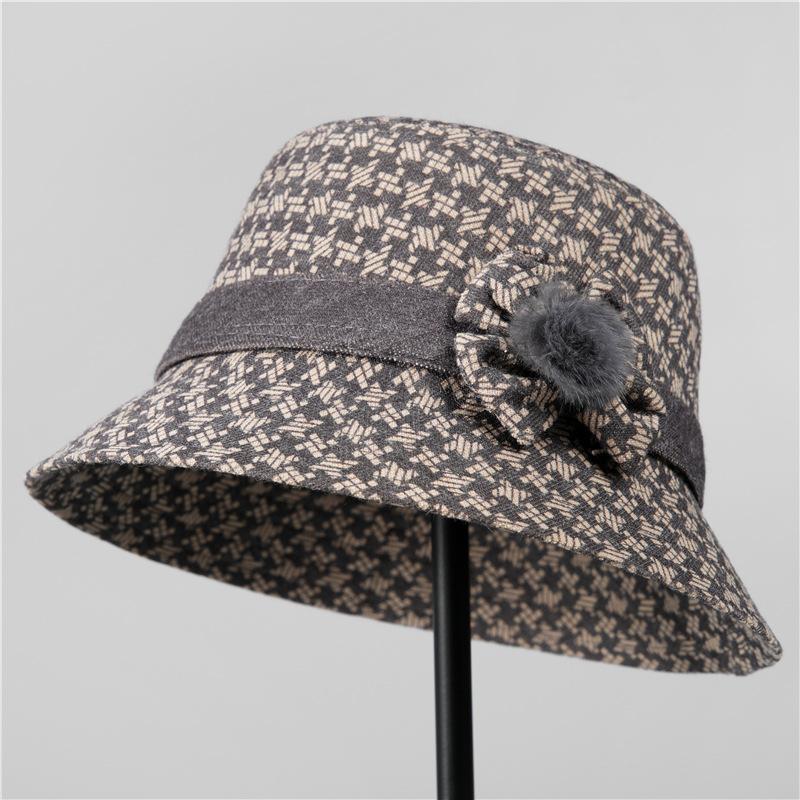 Hat women autumn and winter thickened warm woolen basin hat bucket hat cloth hat M(56-58cm)
Hat women autumn and winter thickened warm woolen basin hat bucket hat cloth hat M(56-58cm)