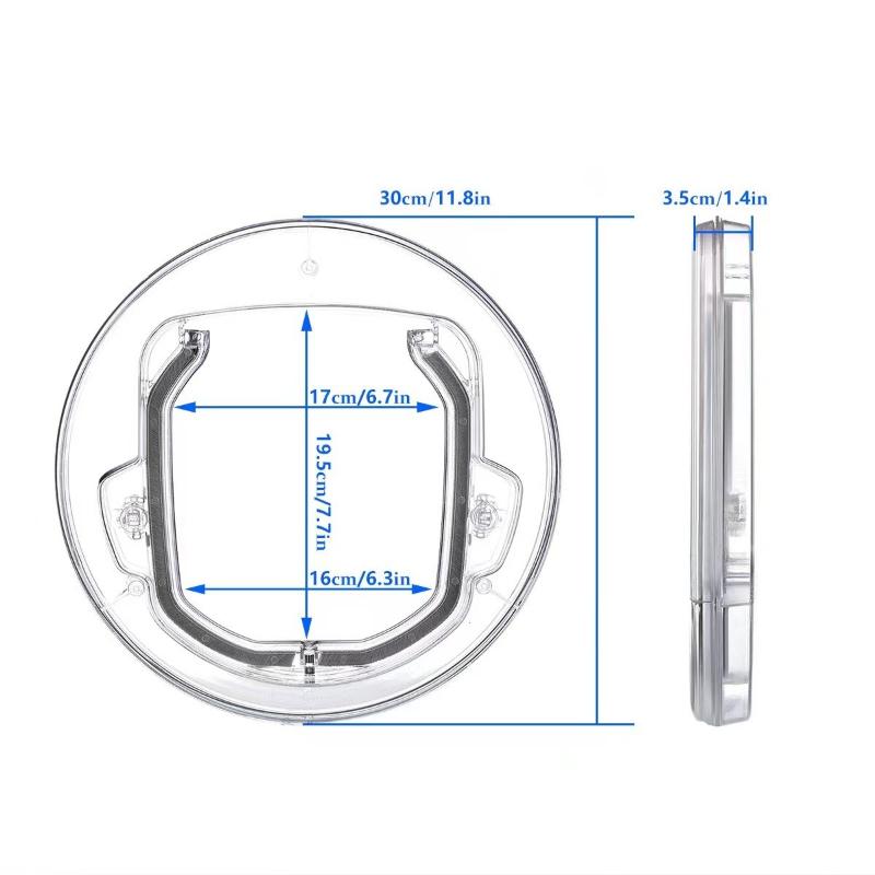 Pet Cat Dog Door Transparent 4 Way Locking Cat Doors Pet Door Cat Kennel Pet Door for Cats Small Dogs Puppy Access Hole Supplies
Pet Cat Dog Door Transparent 4 Way Locking Cat Doors Pet Door Cat Kennel Pet Door for Cats Small Dogs Puppy Access Hole Supplies