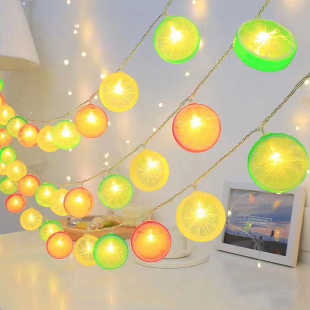 Hanging LED Lemon String Light Romantic Garland Light Fairy Lights Curtains Indoor/Outdoor
Hanging LED Lemon String Light Romantic Garland Light Fairy Lights Curtains Indoor/Outdoor