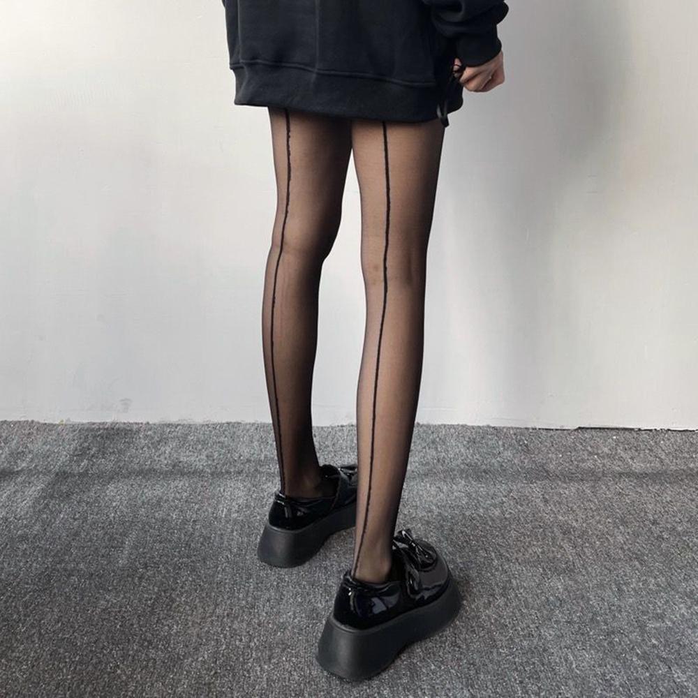 Vertical Line Black Tights 20D Sheer Women Sexy Skinny Backseam Stocking Skin Color Female Streetwear Party Pantyhose Socks One Size
Vertical Line Black Tights 20D Sheer Women Sexy Skinny Backseam Stocking Skin Color Female Streetwear Party Pantyhose Socks One Size