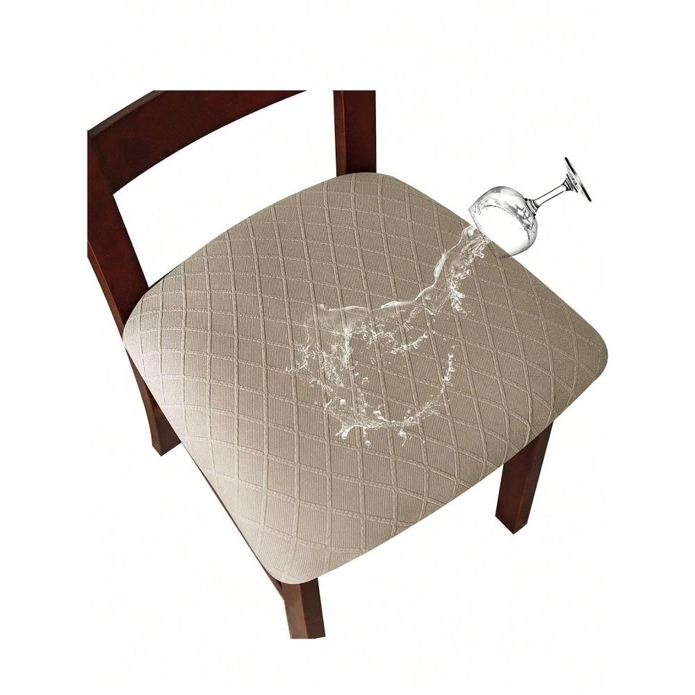 100% Waterproof Dining Chair Seat Cover, Geometric Pattern Chair Slipcover, Jacquard Cover For Chairs Coffee, 1pc
100% Waterproof Dining Chair Seat Cover, Geometric Pattern Chair Slipcover, Jacquard Cover For Chairs Coffee, 1pc