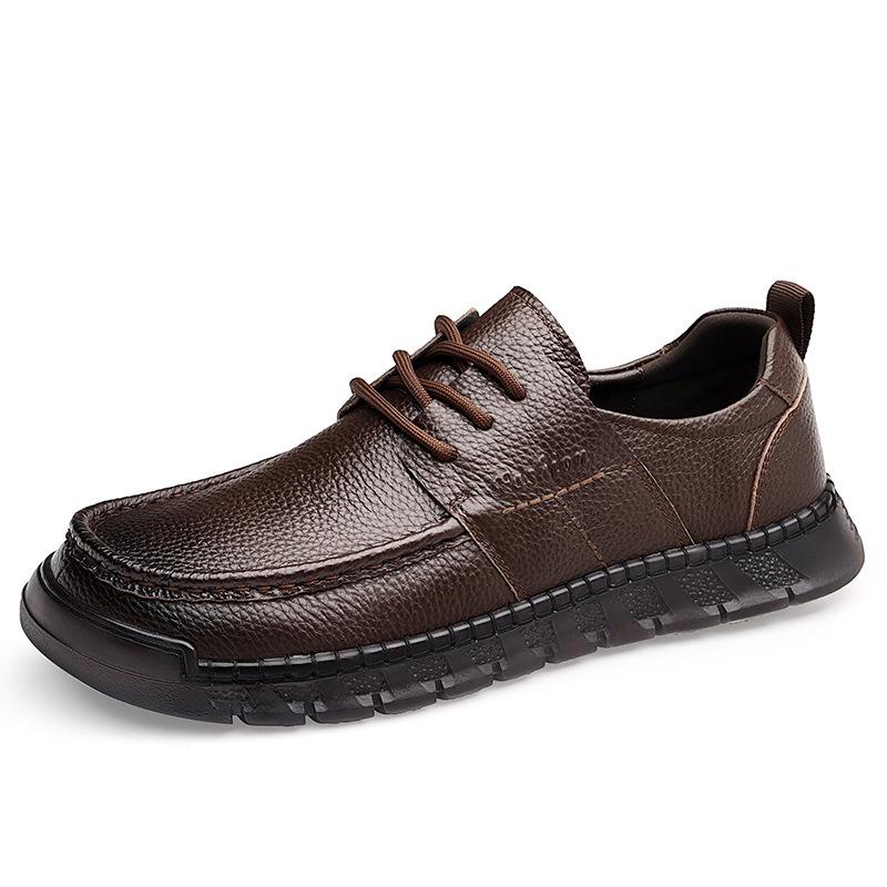 Мужская кожаная обувь Британский ретро универсальный первый слой коровьей кожи мужская повседневная кожаная обувь мужская мягкая подошва мягкий верх для среднего возраста обувь для папы 44
Мужская кожаная обувь Британский ретро универсальный первый слой коровьей кожи мужская повседневная кожаная обувь мужская мягкая подошва мягкий верх для среднего возраста обувь для папы 44