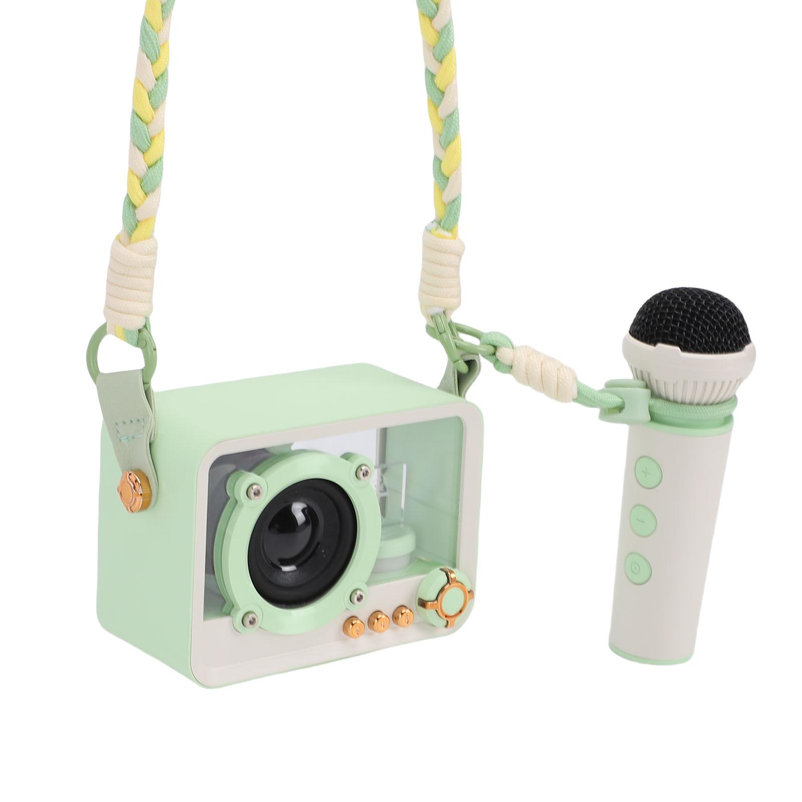 Small Karaoke NaMachine Portable Transparent Spker and Microphone Set for Home Travel Camping Gathering
Small Karaoke NaMachine Portable Transparent Spker and Microphone Set for Home Travel Camping Gathering