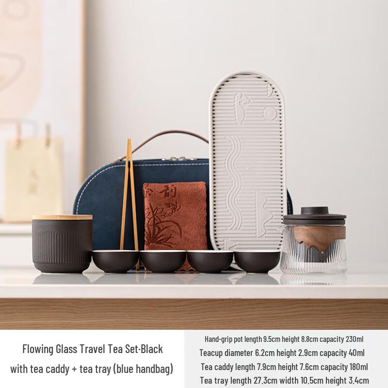 Shangqi Portable Glass Travel Tea Set
Shangqi Portable Glass Travel Tea Set