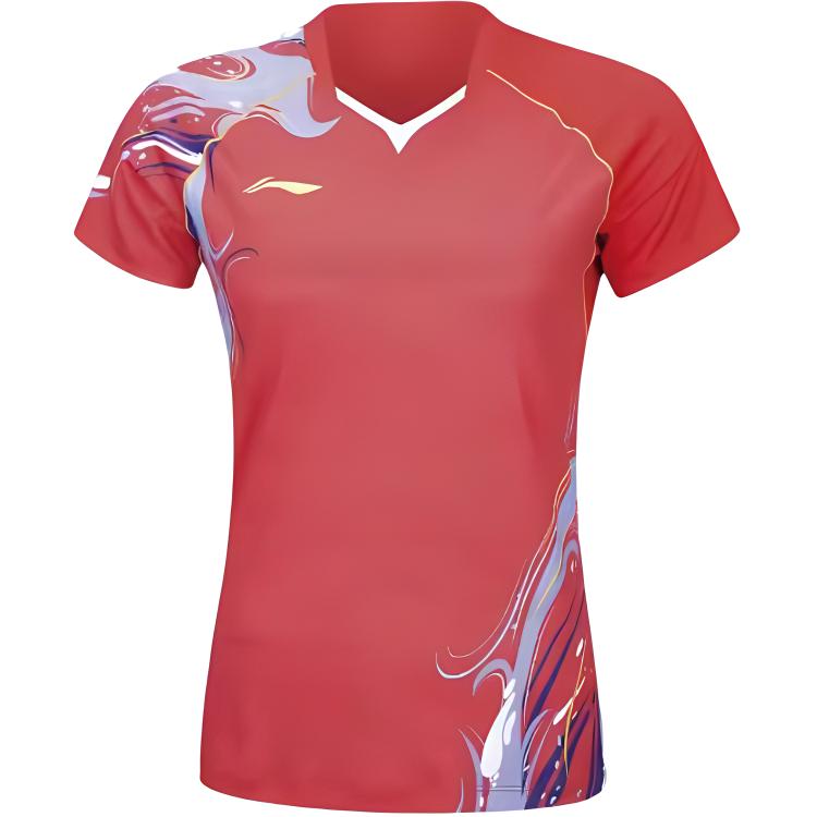 Футболка для бадминтона Li Ning Badminton Competition Series Quick-Dry Training Stand-Collar с коротким рукавом, женская, красная AAYU230-3 M
Футболка для бадминтона Li Ning Badminton Competition Series Quick-Dry Training Stand-Collar с коротким рукавом, женская, красная AAYU230-3 M