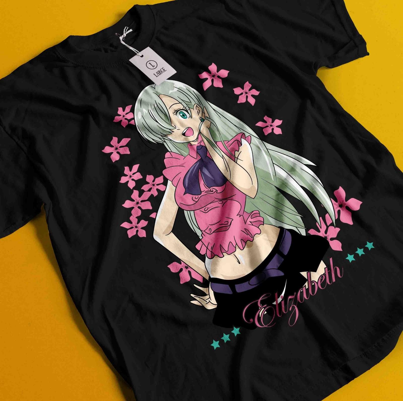 Seven Deadly Sins Shirt Elizabeth T-Shirt Mens Womens Tees Top Meliodas Tshirt Escanor Ban Diane King 4XL
Seven Deadly Sins Shirt Elizabeth T-Shirt Mens Womens Tees Top Meliodas Tshirt Escanor Ban Diane King 4XL