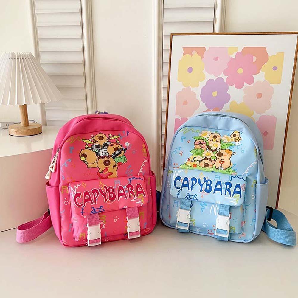 Thickened Capybara Backpack Nylon Large Capacity School Bag Cartoon Animal Daypack Friends рожевий червоний колір
Thickened Capybara Backpack Nylon Large Capacity School Bag Cartoon Animal Daypack Friends рожевий червоний колір