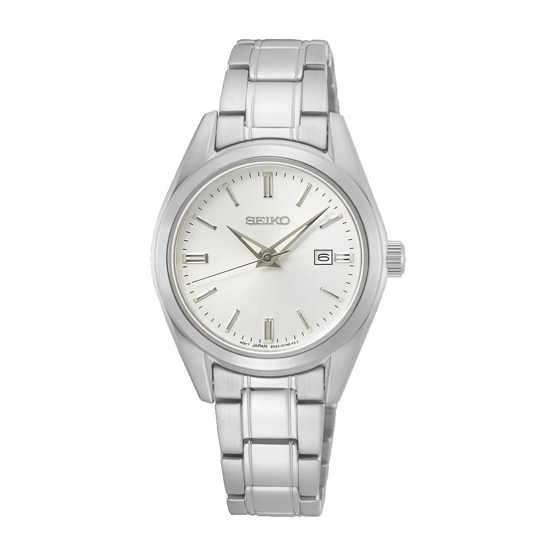 SEIKO Классические Женские Часы на Кварцевом Механизме с Сапфировым Стекло и Корпусом из Нержавеющей Стали SUR633P1 белый
SEIKO Классические Женские Часы на Кварцевом Механизме с Сапфировым Стекло и Корпусом из Нержавеющей Стали SUR633P1 белый