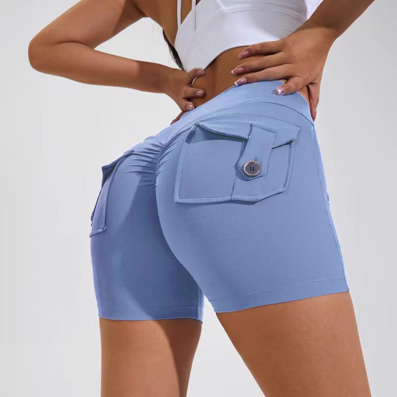 European-American High Waist Yoga Shorts: Quick-Dry, Breathable, Hip-Lifting Fitness and Running Wear with Pockets. Large
European-American High Waist Yoga Shorts: Quick-Dry, Breathable, Hip-Lifting Fitness and Running Wear with Pockets. Large
