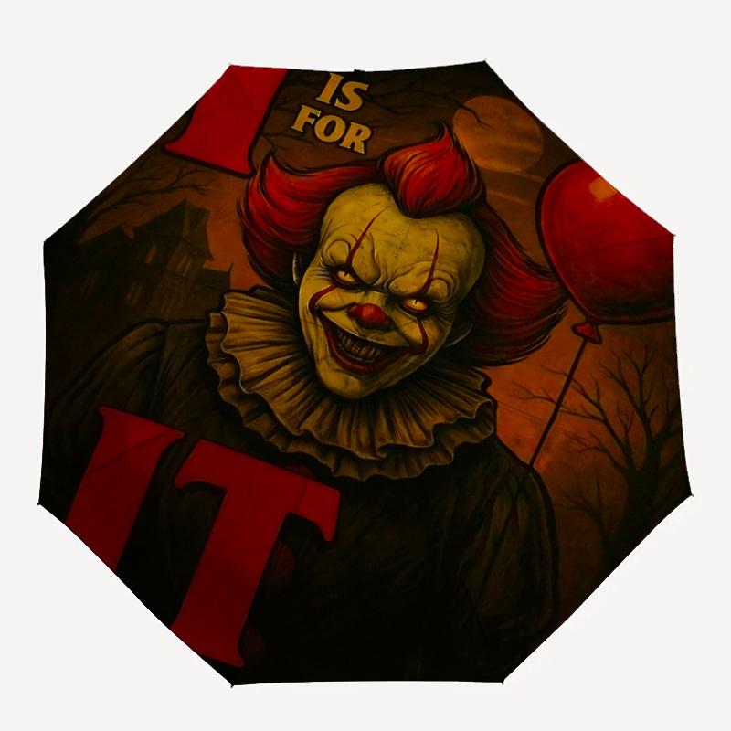 1pc Clown Horror IT 8-Ribs Sturdy Frame, Automatic Open/Close, Durable & Colorful Ideal for Beach, Travel, And All Seasons, 10199
1pc Clown Horror IT 8-Ribs Sturdy Frame, Automatic Open/Close, Durable & Colorful Ideal for Beach, Travel, And All Seasons, 10199