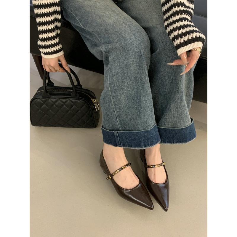 2025 новая осенняя обувь с острым носком, женская, с внутренней высотой 5 см, не утомляет ноги, французские ретро туфли Мэри Джейн из маленькой кожи 39 темно-коричневого
2025 новая осенняя обувь с острым носком, женская, с внутренней высотой 5 см, не утомляет ноги, французские ретро туфли Мэри Джейн из маленькой кожи 39 темно-коричневого