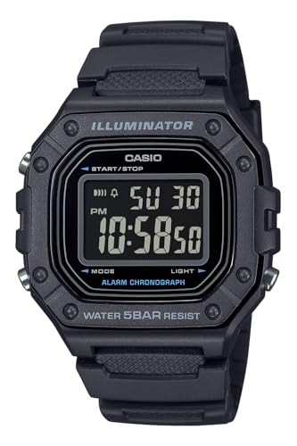 Casio Collection W-218H Wristwatch, Genuine Domestic Product, Black, Sporty
Casio Collection W-218H Wristwatch, Genuine Domestic Product, Black, Sporty