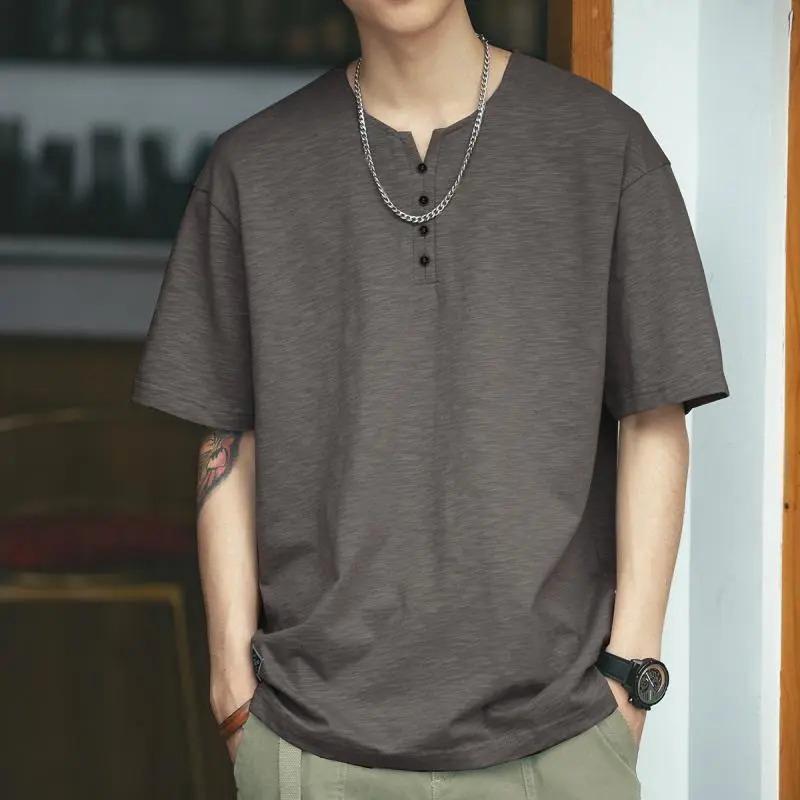 Men Dark Gray Henley Neck Pocket Short Sleeve T Shirt 4XL сірий
Men Dark Gray Henley Neck Pocket Short Sleeve T Shirt 4XL сірий
