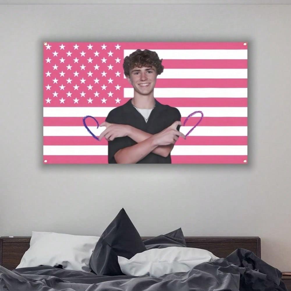 Pink Walker Flag Funny American Flag Scobell Polyester Tapestry Dorm Bedroom Living Office Yard Garden Party Gifts 29x37in
Pink Walker Flag Funny American Flag Scobell Polyester Tapestry Dorm Bedroom Living Office Yard Garden Party Gifts 29x37in