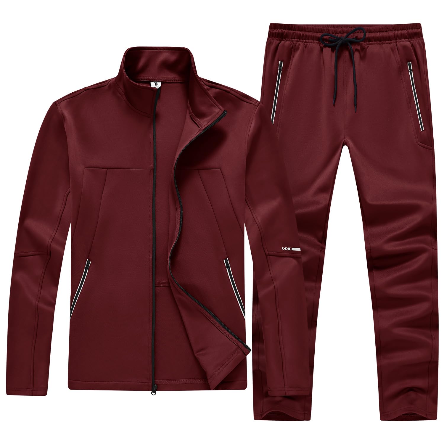 YSENTO Тренировочная джерси с длинным шнурком винного цвета, размер L, мужской комплект, воротник-стойка, верх на молнии, рукава, брюки, влагоотводящий, быстросохнущий, красный,
YSENTO Тренировочная джерси с длинным шнурком винного цвета, размер L, мужской комплект, воротник-стойка, верх на молнии, рукава, брюки, влагоотводящий, быстросохнущий, красный,