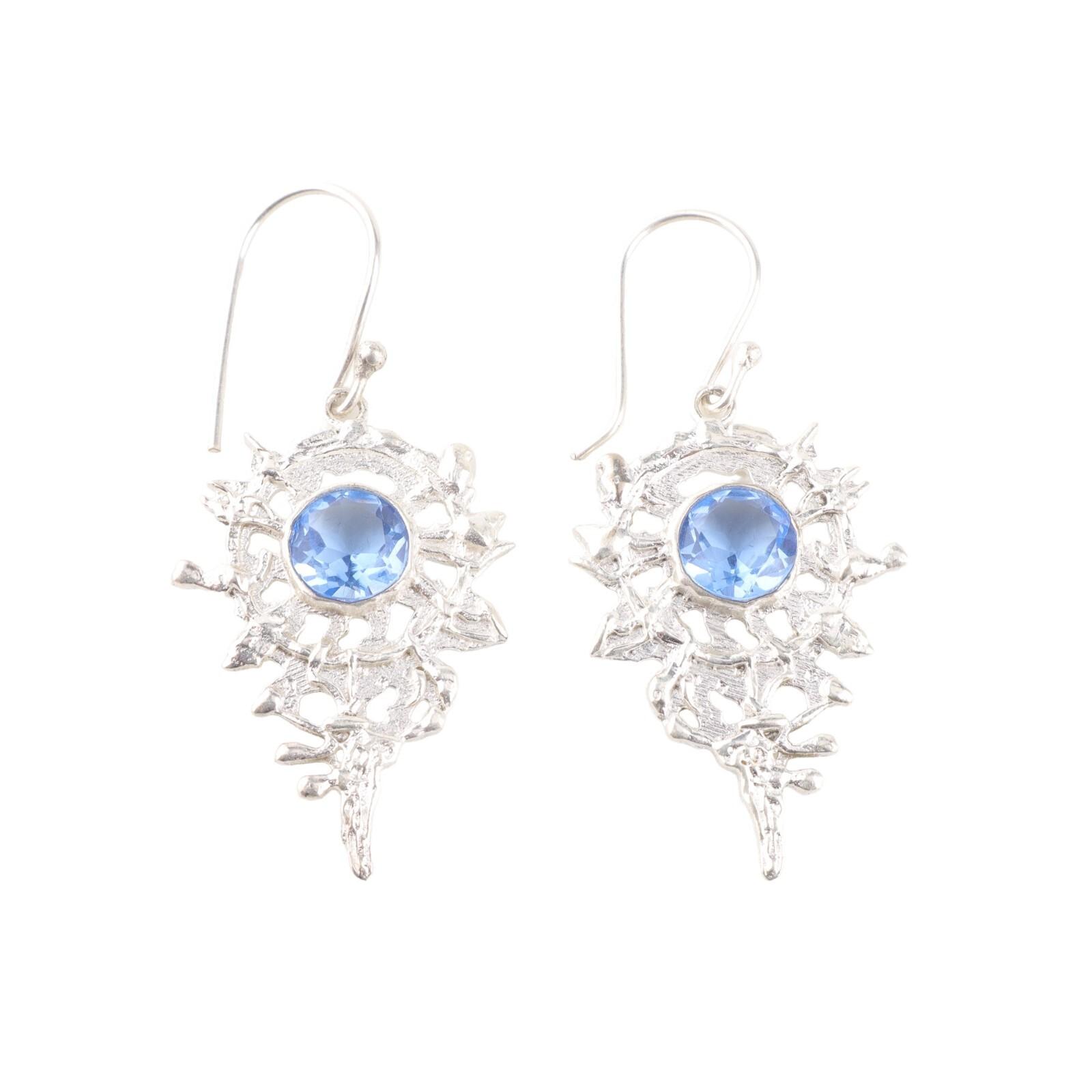 925 Sterling Silver Tanzanite Gemstone Handmade Drop & Dangle Earrings 2.25 CE-16-4
925 Sterling Silver Tanzanite Gemstone Handmade Drop & Dangle Earrings 2.25 CE-16-4