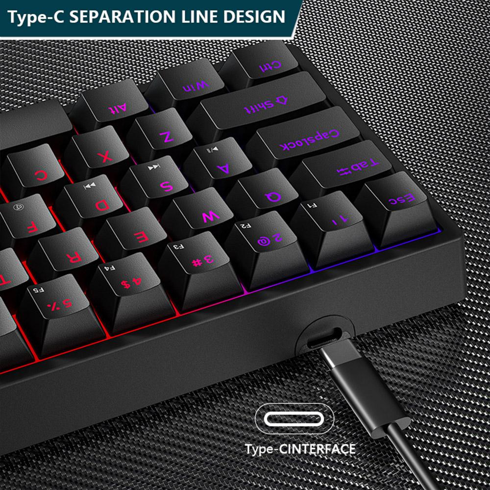 Y-FRUITFUL K33 61 Keys Type C Hot Swappable Mechanical Gaming Keyboard with RGB Light Blue
Y-FRUITFUL K33 61 Keys Type C Hot Swappable Mechanical Gaming Keyboard with RGB Light Blue