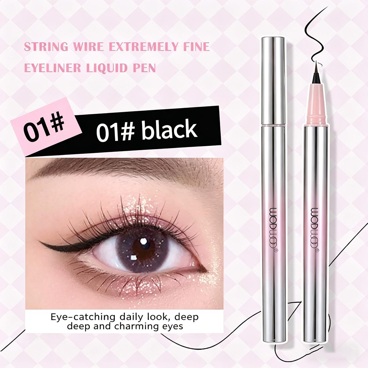 All-in-One Waterproof Eyeliner Pen - Smudge-Proof for Eyebrows, Eyeliner, Lower Lashes & Silkworm Makeup
All-in-One Waterproof Eyeliner Pen - Smudge-Proof for Eyebrows, Eyeliner, Lower Lashes & Silkworm Makeup