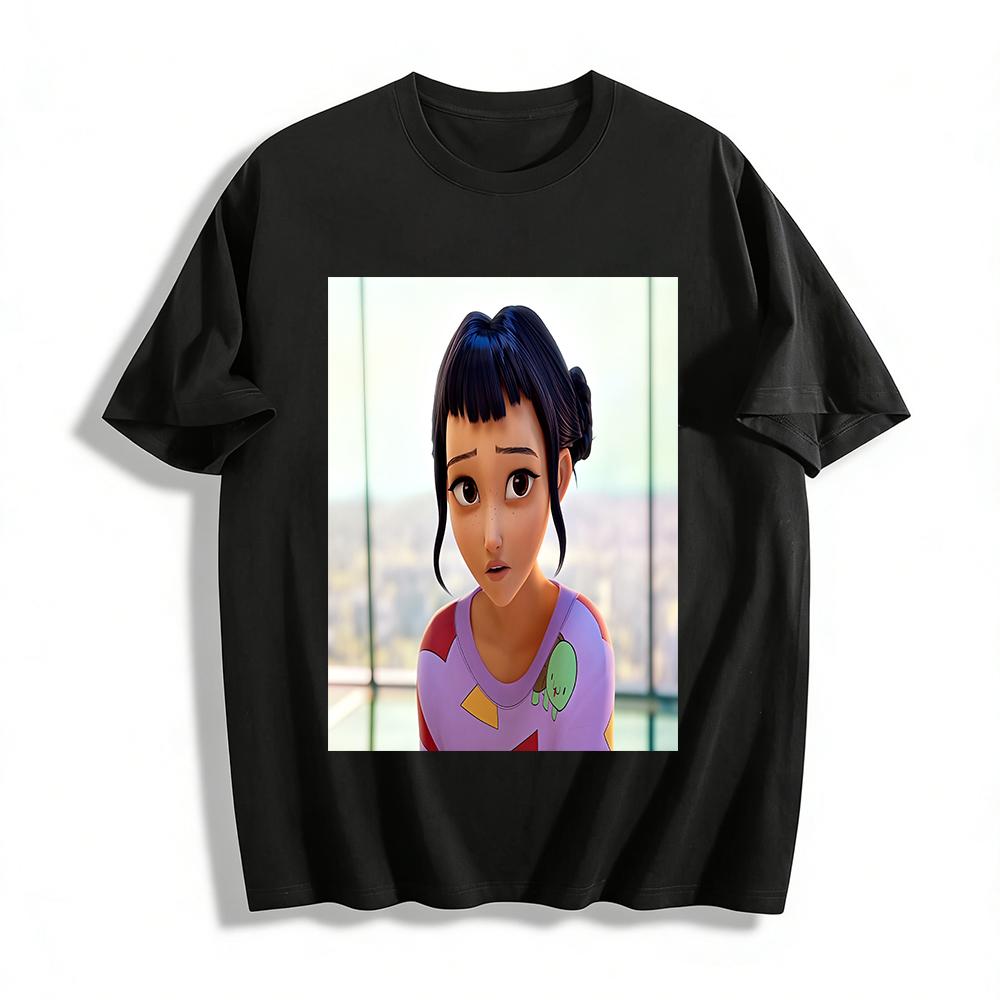 Cute Soft Little Turtle Print Color Block T-shirt Casual Loose Crew Neck Top Comfortable Breathable Tee For Women Pure cotton T-shirt 6XL
Cute Soft Little Turtle Print Color Block T-shirt Casual Loose Crew Neck Top Comfortable Breathable Tee For Women Pure cotton T-shirt 6XL