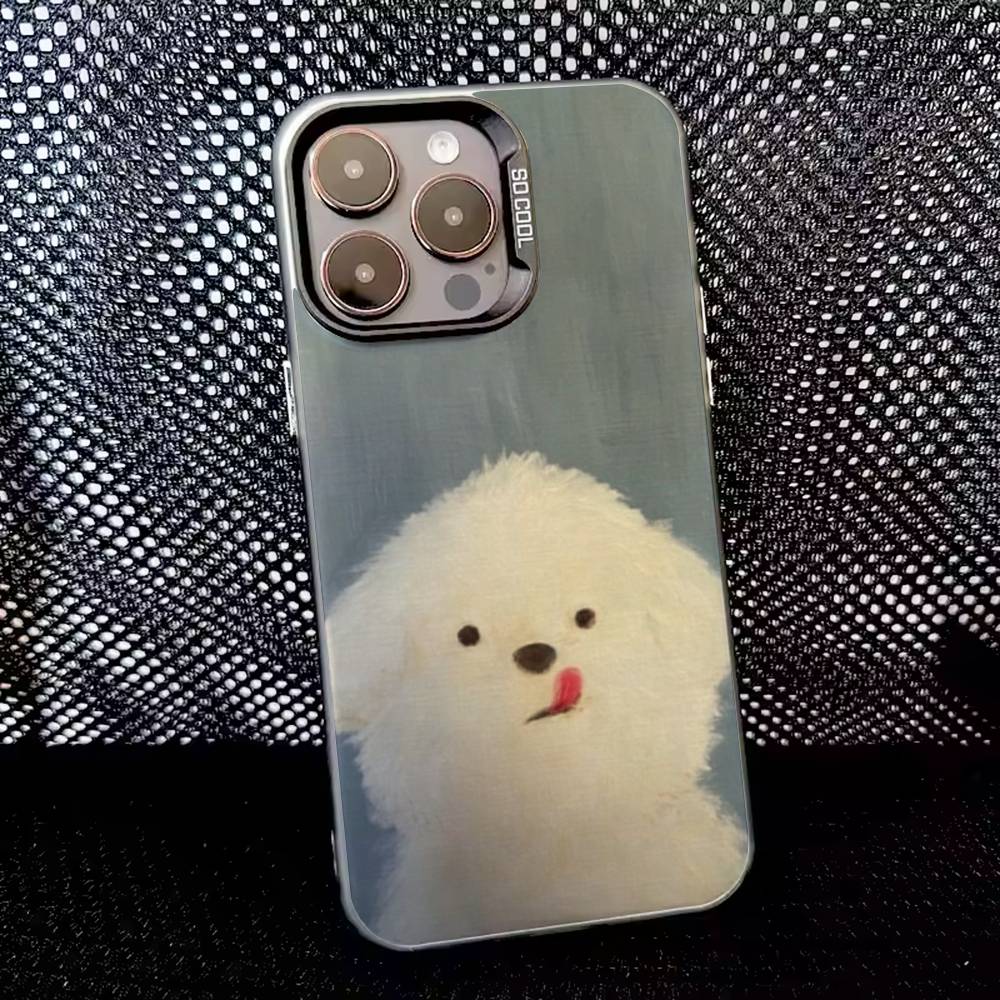 Cartoon Maltese Dog Phone Case For iPhone 17,16,15,14,13,12,X,8,Pro,Max,Plus,E,SE4,Air,Mini IMD Matte Black iPhone16
Cartoon Maltese Dog Phone Case For iPhone 17,16,15,14,13,12,X,8,Pro,Max,Plus,E,SE4,Air,Mini IMD Matte Black iPhone16