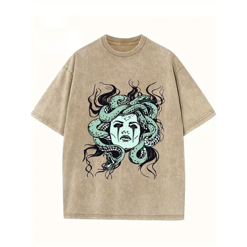Hairstyle Printed T-Shirt, High-Quality Wax Printed Cotton Retro Fashion Brand T-Shirt, Suitable for Summer T-Shirt with a Certain Thickness S дубильная кора
Hairstyle Printed T-Shirt, High-Quality Wax Printed Cotton Retro Fashion Brand T-Shirt, Suitable for Summer T-Shirt with a Certain Thickness S дубильная кора