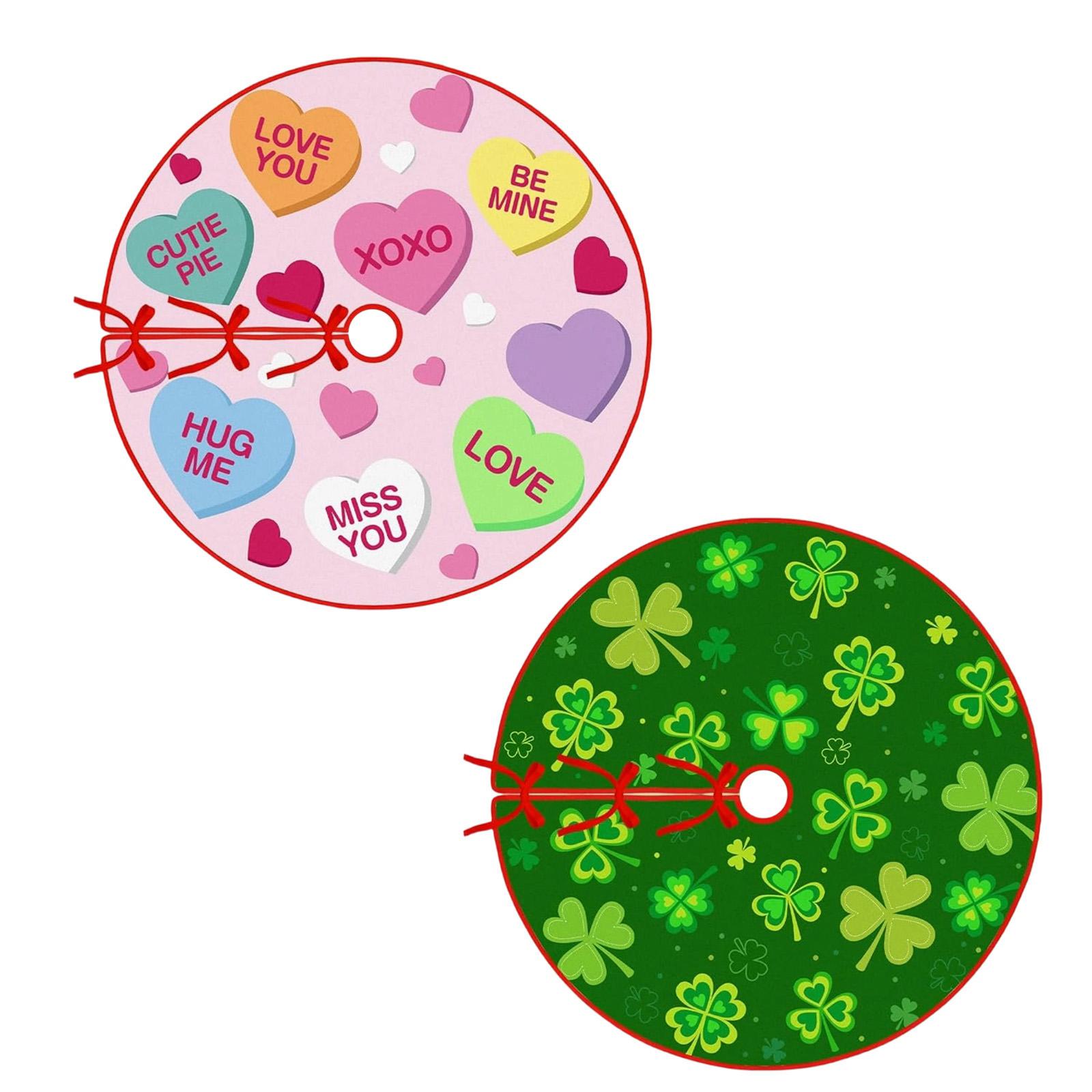 Double-Sided 36in/91.44cm Tree Skirt - -Themed Decor (Phrase & Patterns), Tie Closure, Ideal For Christmas/Seasonal Home Decor, Festive Tree Base Cov
Double-Sided 36in/91.44cm Tree Skirt - -Themed Decor (Phrase & Patterns), Tie Closure, Ideal For Christmas/Seasonal Home Decor, Festive Tree Base Cov