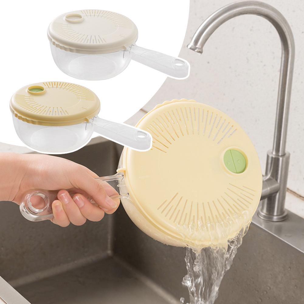 Fine Holes Drain Basket with Handle Washing Basin High Quality Rice Washing Artifact жовтий
Fine Holes Drain Basket with Handle Washing Basin High Quality Rice Washing Artifact жовтий
