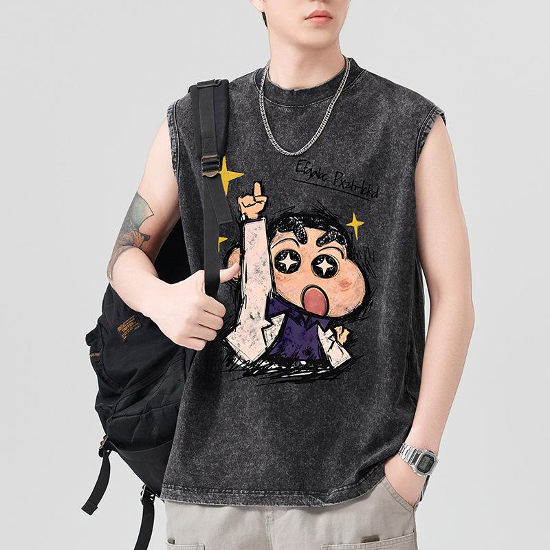 New 230g Heavy Pure Cotton Wash Vest Men s Print Solid Color Wide Shoulder Sleeveless Sports Shoulder 2XL
New 230g Heavy Pure Cotton Wash Vest Men s Print Solid Color Wide Shoulder Sleeveless Sports Shoulder 2XL