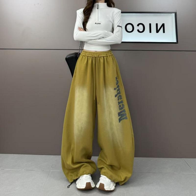2025 Retro Unisex Heavy-Duty Wide-Leg Casual Pants with Thick Velvet and Letter Print Medium
2025 Retro Unisex Heavy-Duty Wide-Leg Casual Pants with Thick Velvet and Letter Print Medium