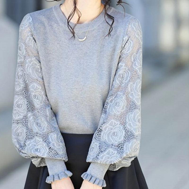 Весенний полый вязаный свитер женский тонкий пуловер топ корейская версия круглый вырез базовая рубашка 3XL серый
Весенний полый вязаный свитер женский тонкий пуловер топ корейская версия круглый вырез базовая рубашка 3XL серый