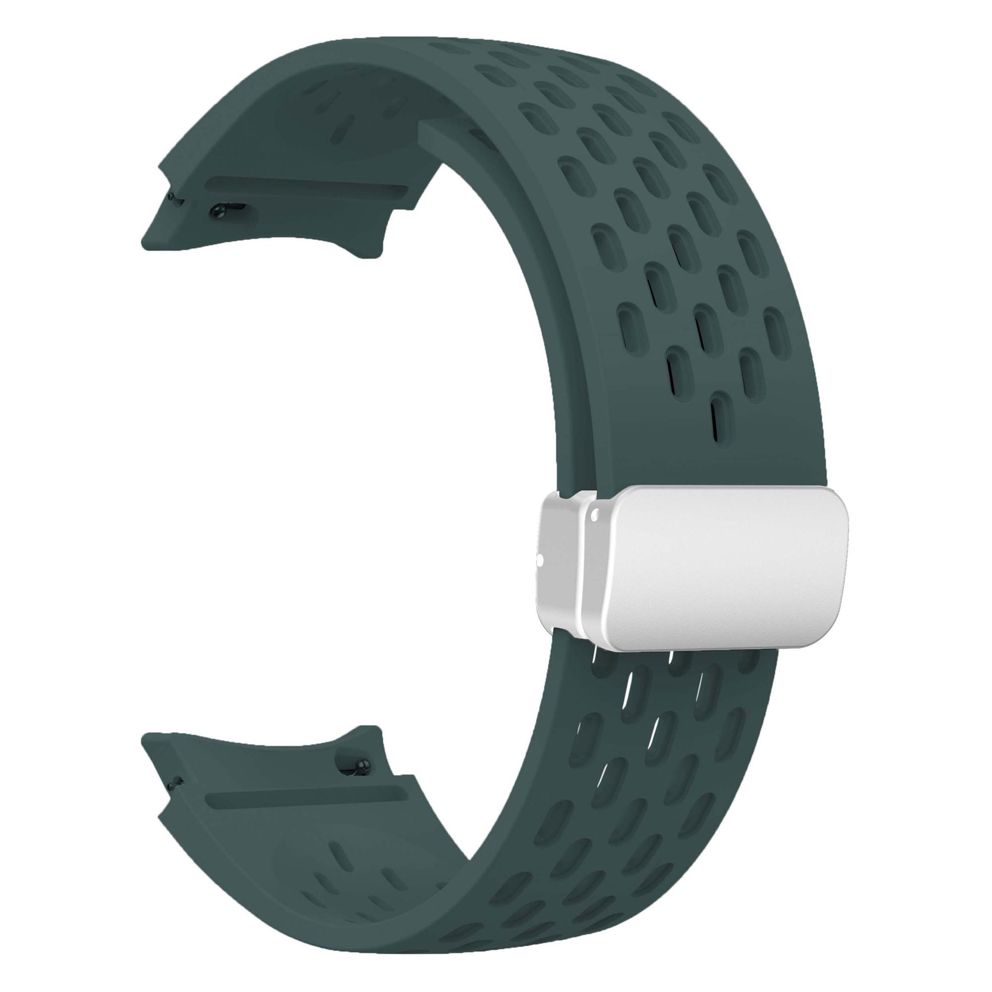 Silicone Strap for Samsung Galaxy Watch7/Watch6/Watch 5 44mm 40mm Wrist Strap with Silver Magnetic Buckle Midnight Blue
Silicone Strap for Samsung Galaxy Watch7/Watch6/Watch 5 44mm 40mm Wrist Strap with Silver Magnetic Buckle Midnight Blue