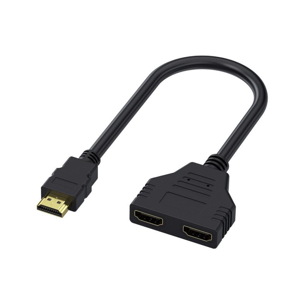 Совместимый с HDMI разветвитель-адаптер 1 мужской вход на 2 экрана кабель женский для выхода монитора 1080P A5U8
Совместимый с HDMI разветвитель-адаптер 1 мужской вход на 2 экрана кабель женский для выхода монитора 1080P A5U8