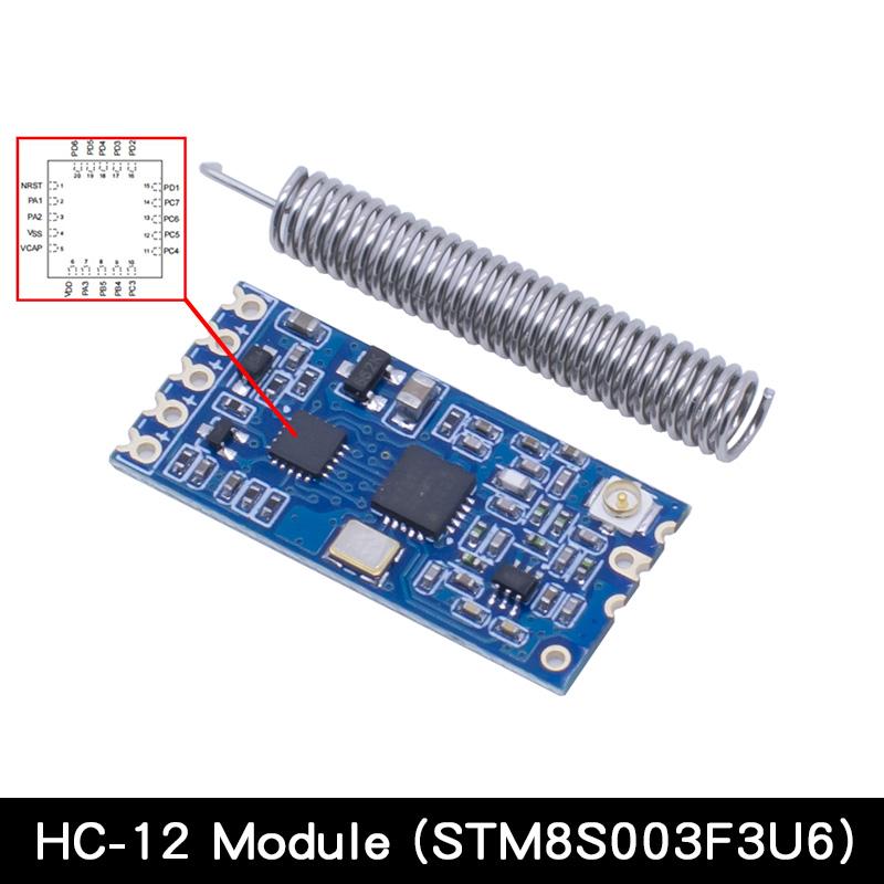 LIZAO HC-12 SI4463 433MHz Wireless Serial Module, 1000m Communication, Serial Alternative for Bluetooth Home IoT Automation
LIZAO HC-12 SI4463 433MHz Wireless Serial Module, 1000m Communication, Serial Alternative for Bluetooth Home IoT Automation