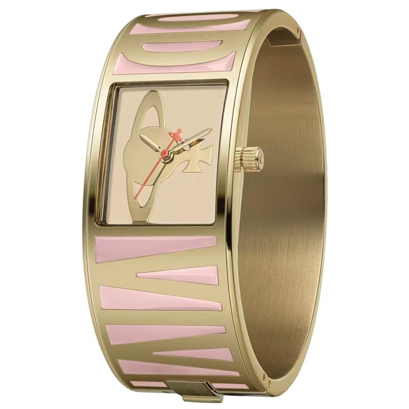 Vivienne Westwood Quartz Watch Stainless Steel Bracelet Gold Dial Bracelet Watch Women watches Pink DWVV325LPKGD Regular Watch Box
Vivienne Westwood Quartz Watch Stainless Steel Bracelet Gold Dial Bracelet Watch Women watches Pink DWVV325LPKGD Regular Watch Box