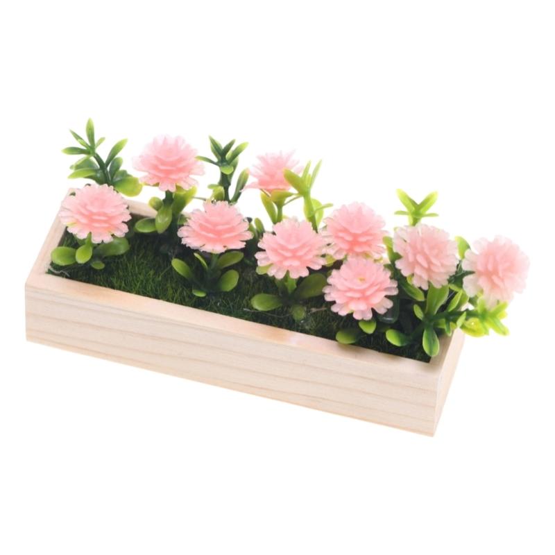 Small Plastic Doll House Flower Bed Potted Plant With Realistic Design For Garden Scene Landscape Furniture Model Figure рожевий
Small Plastic Doll House Flower Bed Potted Plant With Realistic Design For Garden Scene Landscape Furniture Model Figure рожевий
