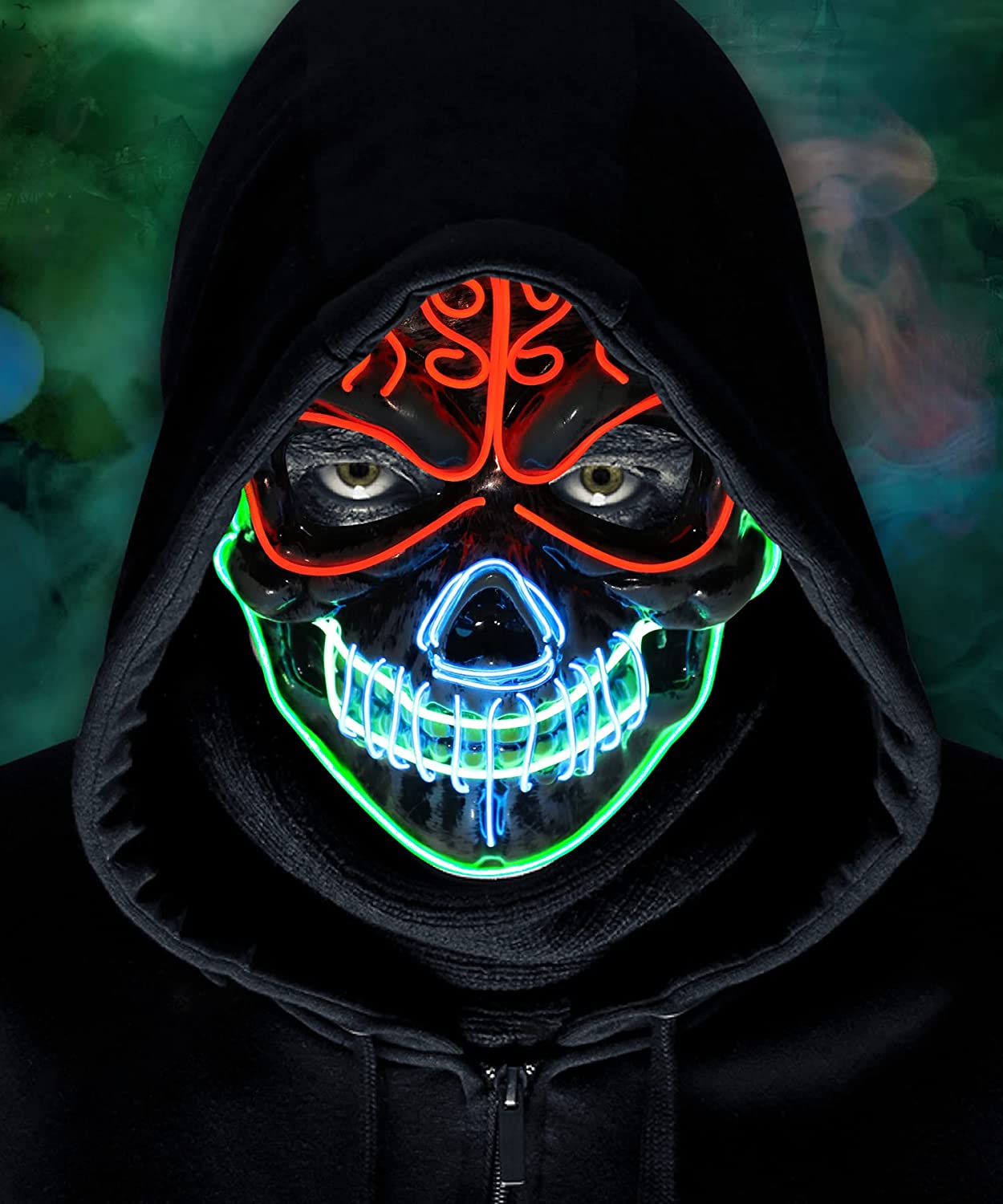 Dynamic Light Mask: Multiple light modes, creates dazzling stage effects for cosplay OneSize
Dynamic Light Mask: Multiple light modes, creates dazzling stage effects for cosplay OneSize