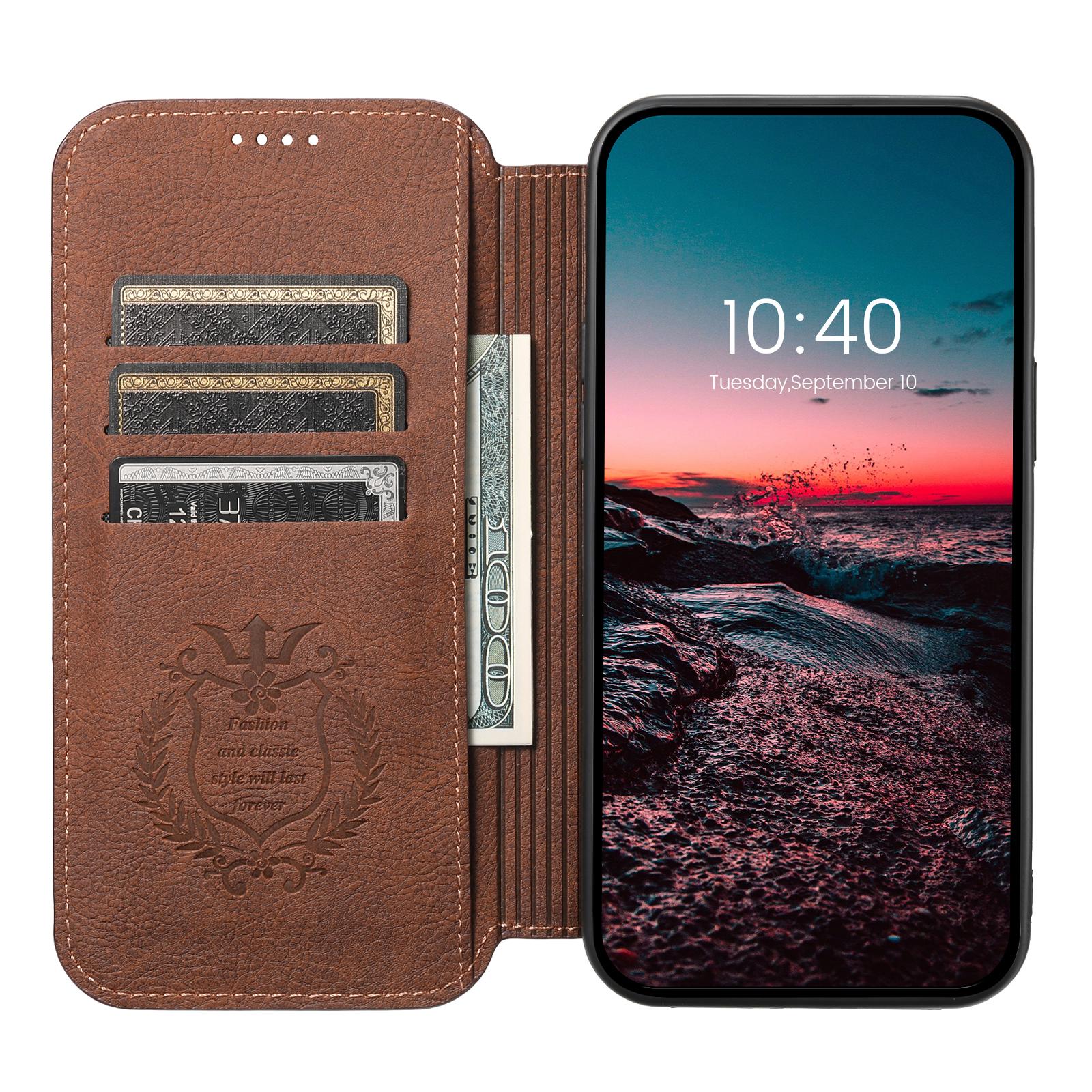 SUTENI J06 For iPhone 14 Pro Max Wallet Case PU Leather Phone Stand Cover Compatible with MagSafe Khaki
SUTENI J06 For iPhone 14 Pro Max Wallet Case PU Leather Phone Stand Cover Compatible with MagSafe Khaki