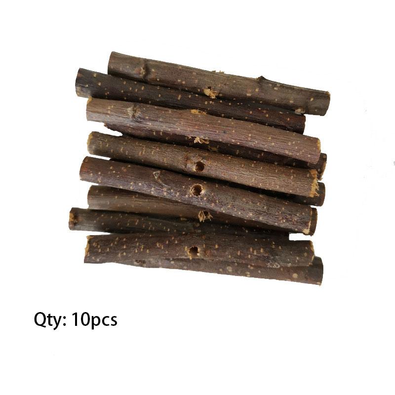 10pcs Chew Stick Apple Tree Branch Hamster Squirrel Natural Toys Parrots Rabbits Grinding Stick DIY Material
10pcs Chew Stick Apple Tree Branch Hamster Squirrel Natural Toys Parrots Rabbits Grinding Stick DIY Material