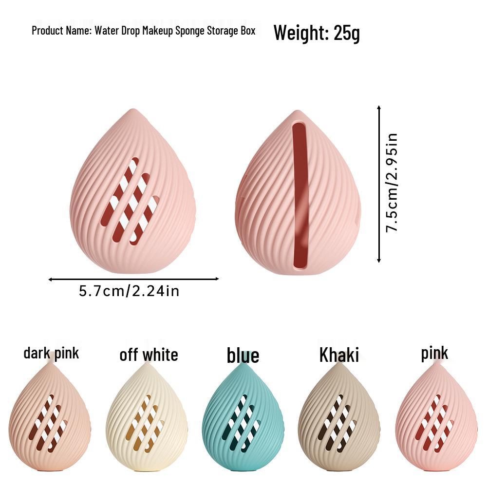 Rotating Beauty Blender Case: Travel-Friendly, Breathable, Dustproof Silicone Sleeve Off-white - 1 piece
Rotating Beauty Blender Case: Travel-Friendly, Breathable, Dustproof Silicone Sleeve Off-white - 1 piece