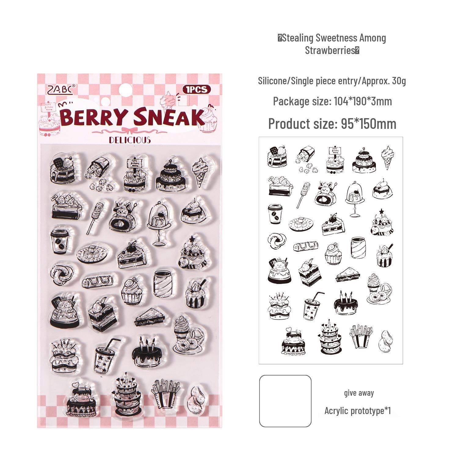 Yuezhen Clear Silicone Stamps with Acrylic Handle for Journaling & Check-ins
Yuezhen Clear Silicone Stamps with Acrylic Handle for Journaling & Check-ins