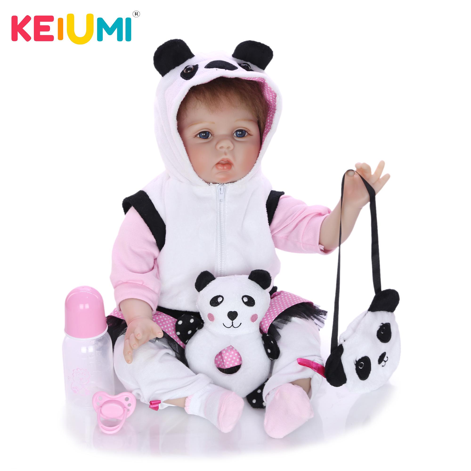 KEIUMI Реалистичные Reborn Baby Girl Кукла Ткань Тело Мягкий Силиконовый Lifelike Baby Куклы носить Panda Одежда Ребенка Подарки день рождения
KEIUMI Реалистичные Reborn Baby Girl Кукла Ткань Тело Мягкий Силиконовый Lifelike Baby Куклы носить Panda Одежда Ребенка Подарки день рождения