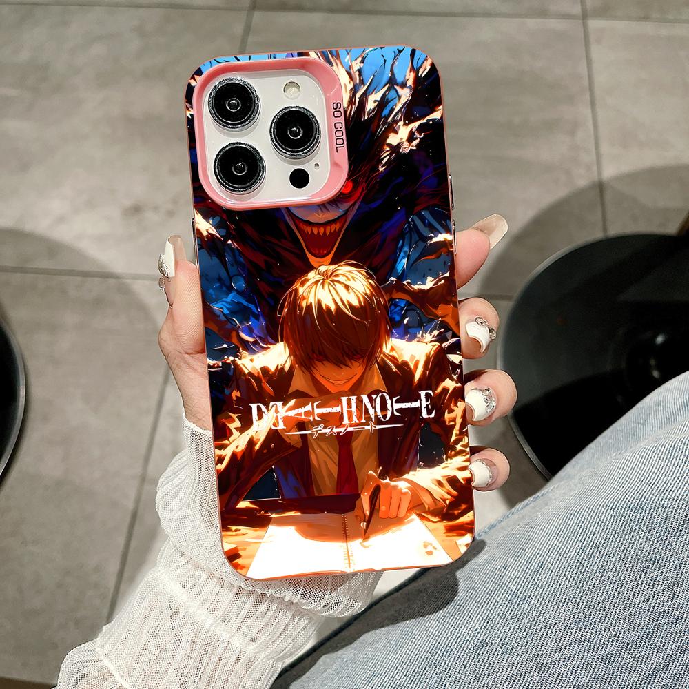 Death Note Kira Light Mobile Phone Case for iPhone 17 16 15 14 13 12 11 X XR XS 8 7 Air Pro Max Plus Translucent Pink Cover iPhone 15 Pro Max
Death Note Kira Light Mobile Phone Case for iPhone 17 16 15 14 13 12 11 X XR XS 8 7 Air Pro Max Plus Translucent Pink Cover iPhone 15 Pro Max