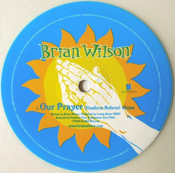 10inch Record BRIAN WILSON - Our Prayer NS002TE Nonesuch 2005 Europe Dance & Electronica Used
10inch Record BRIAN WILSON - Our Prayer NS002TE Nonesuch 2005 Europe Dance & Electronica Used