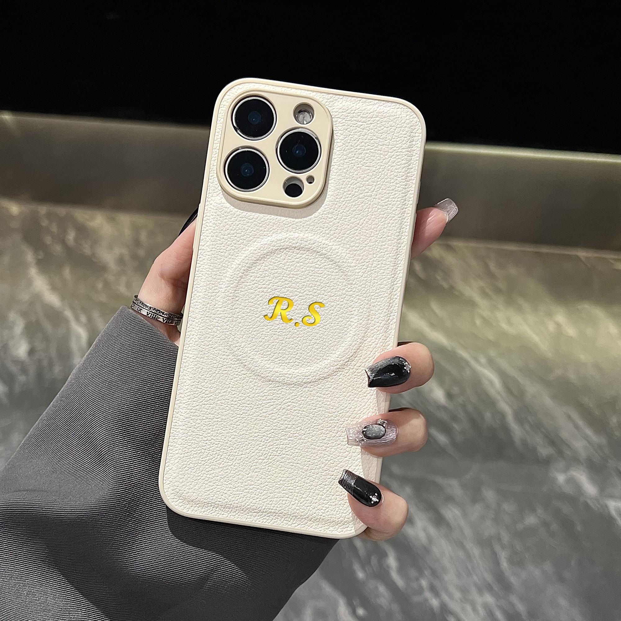 Custom Hot Foil Engraved Name Initials Magnetic Wireless Charging Faux Leather Phone Case for iPhone 11 12 13 14 15 16 Pro Max For iPhone 12 Pro
Custom Hot Foil Engraved Name Initials Magnetic Wireless Charging Faux Leather Phone Case for iPhone 11 12 13 14 15 16 Pro Max For iPhone 12 Pro