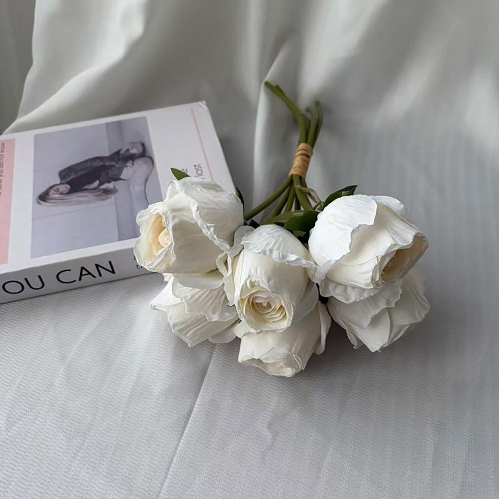 6PCS/Bundle Multicolor Rose Artificial Flower Silk Petals Burned Roses Simulation Rose Flower Photo Props Bridal Bouquet белый
6PCS/Bundle Multicolor Rose Artificial Flower Silk Petals Burned Roses Simulation Rose Flower Photo Props Bridal Bouquet белый