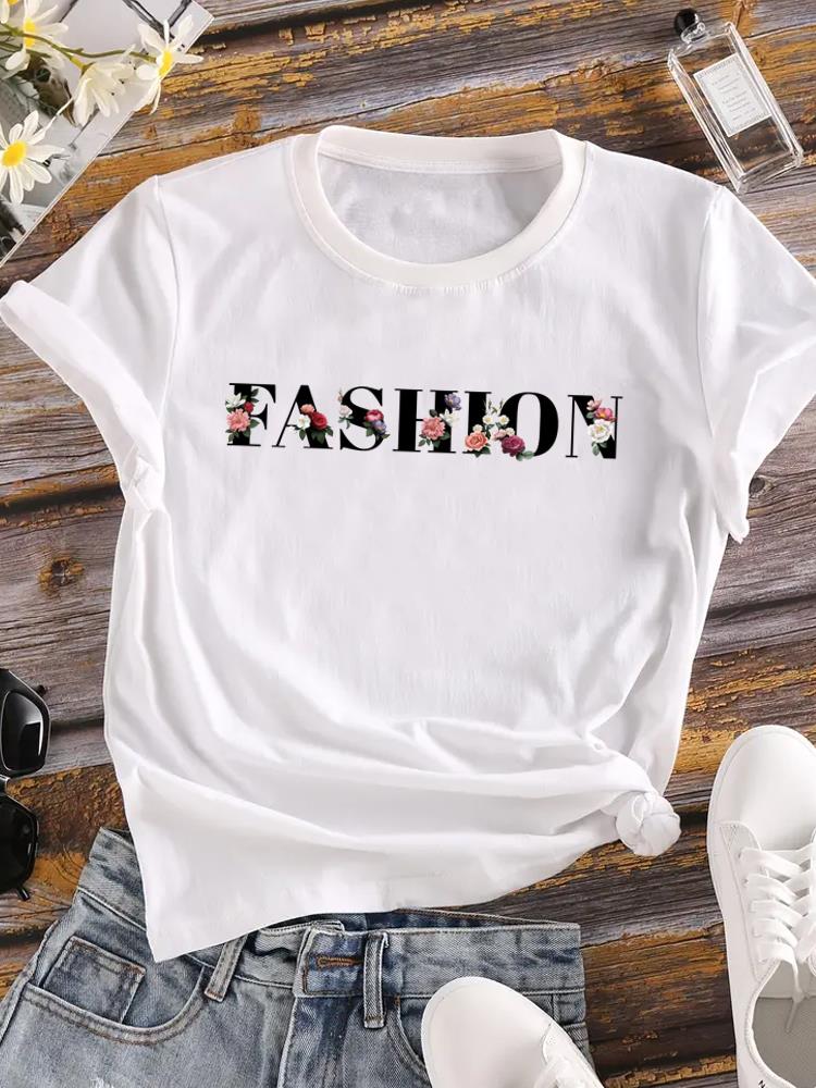 (Asian Size) sweet flower cute T Shirt Printed Women Tee Clothing Casual Fashion Lady Female Top Graphic Short Sleeve T-shirts S
(Asian Size) sweet flower cute T Shirt Printed Women Tee Clothing Casual Fashion Lady Female Top Graphic Short Sleeve T-shirts S